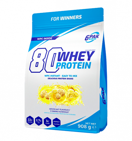 80 Whey Protein - 908g 6PAK Nutrition