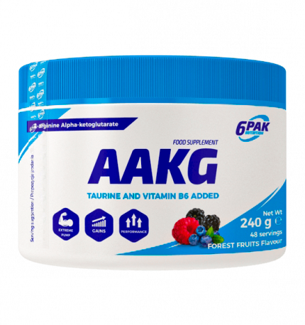 AAKG - 240g 6PAK Nutrition