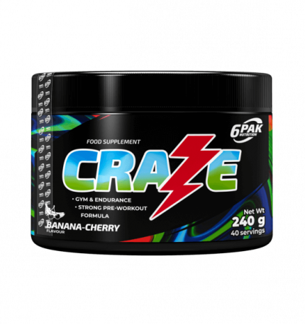 CRAZE - 240 g 6PAK Nutrition