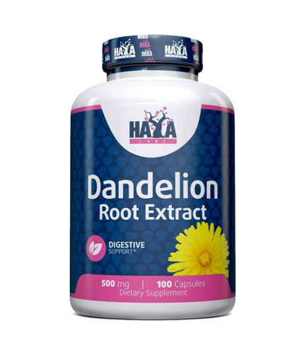 Haya Dandelion Root Extract 500mg 100 caps mniszek lekarski diuretyk